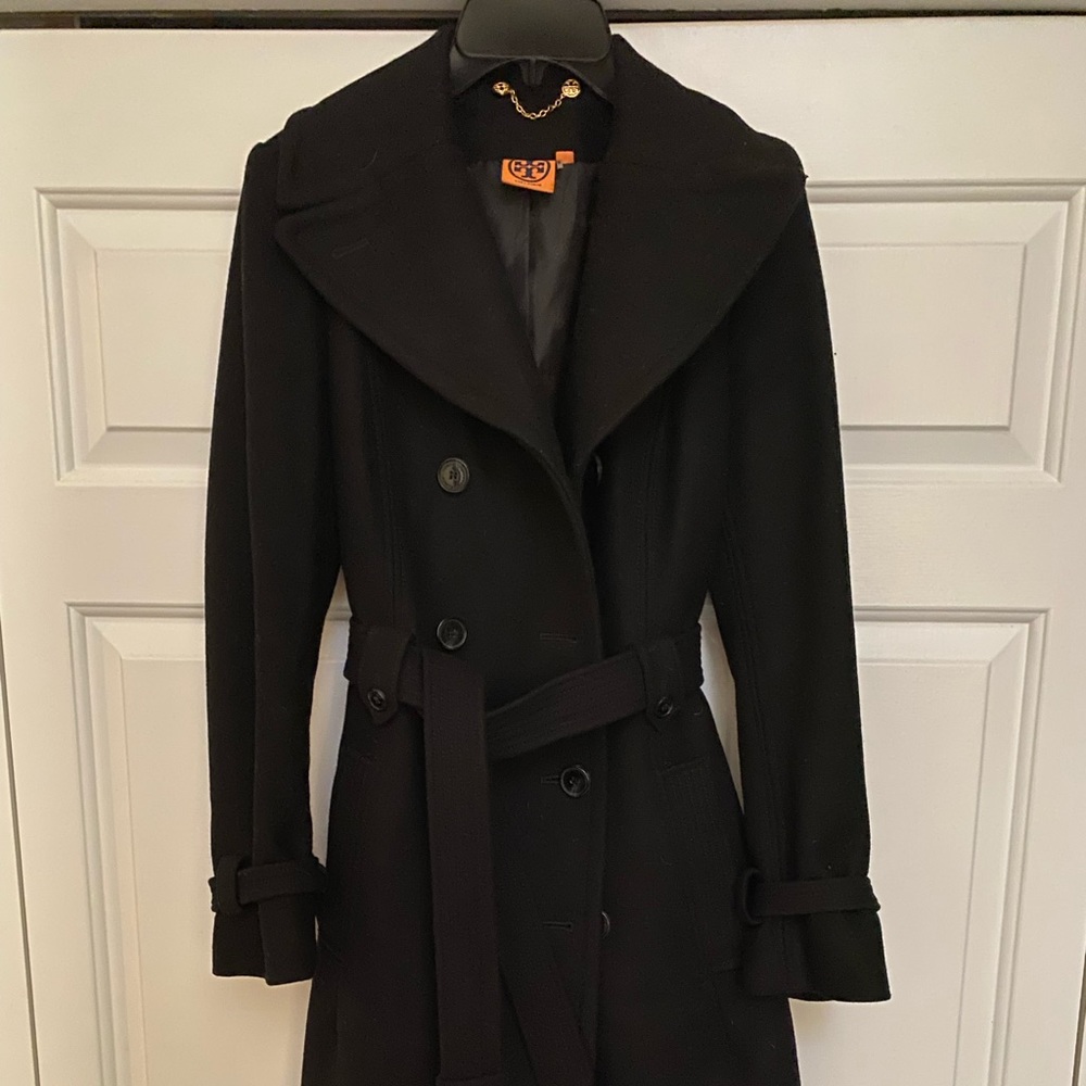 Tory Burch Wool Trench Coat Size 4